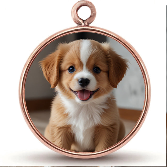 Small Round Photo Pendant – Personalized Pet Keepsake