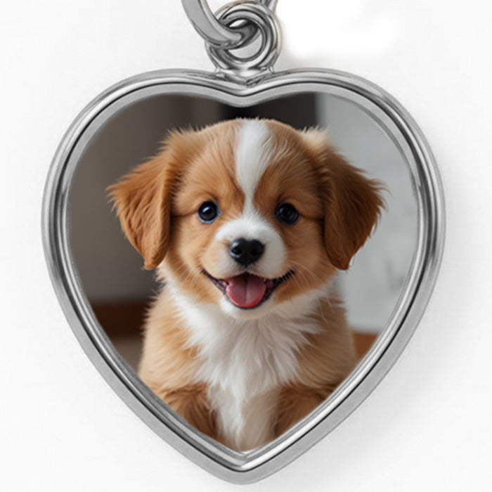 Mini Heart Photo Pendant – Personalized Pet Keepsake