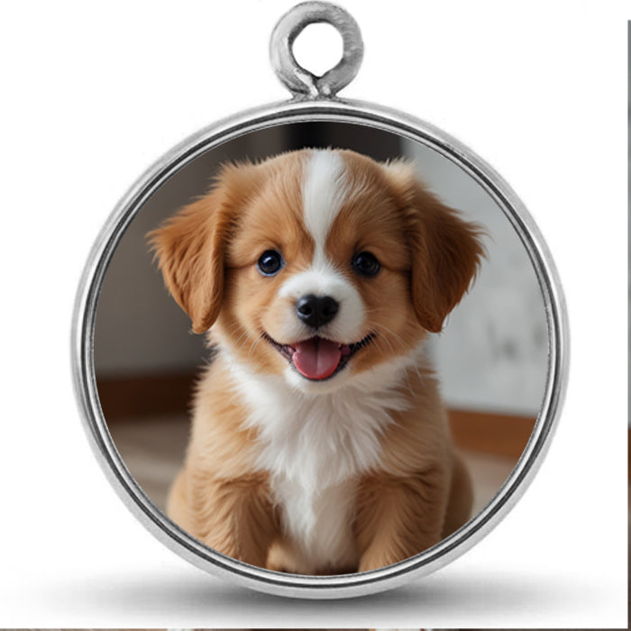 Small Round Photo Pendant – Personalized Pet Keepsake